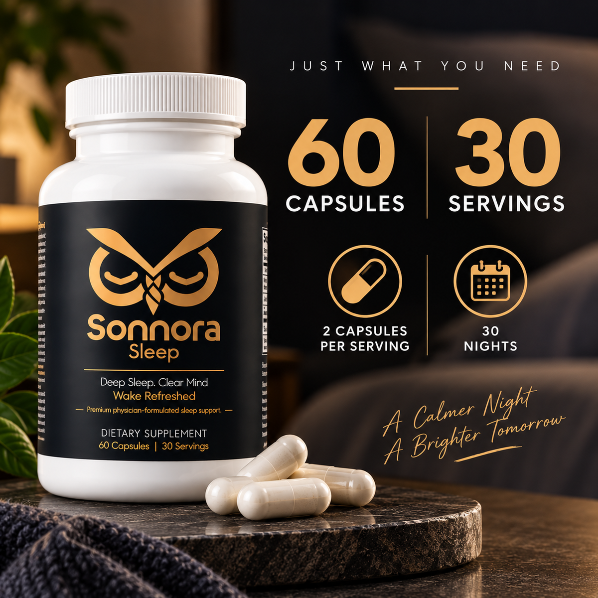 Sonnora Sleep | 60 Capsules.