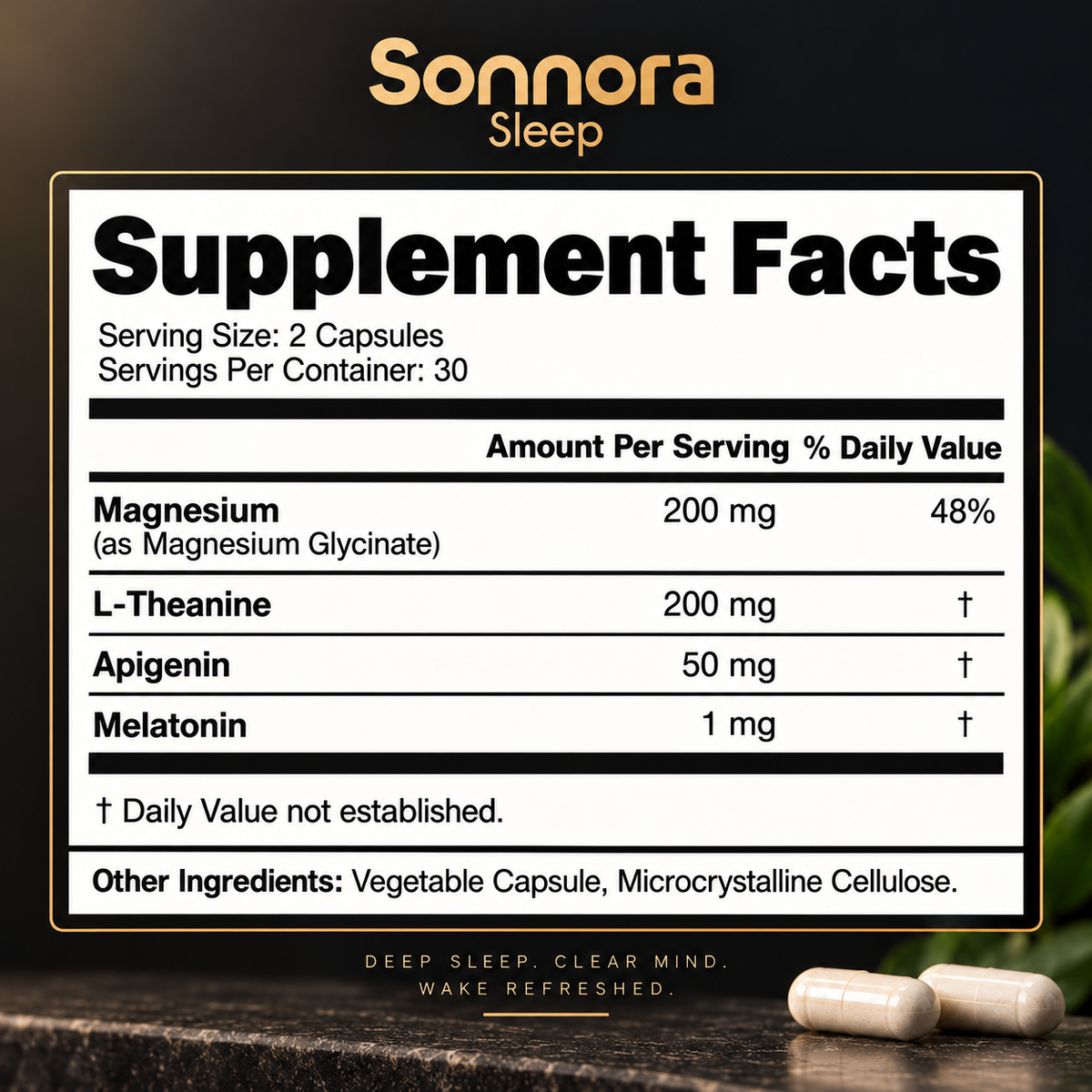 Sonnora Sleep | 60 Capsules.
