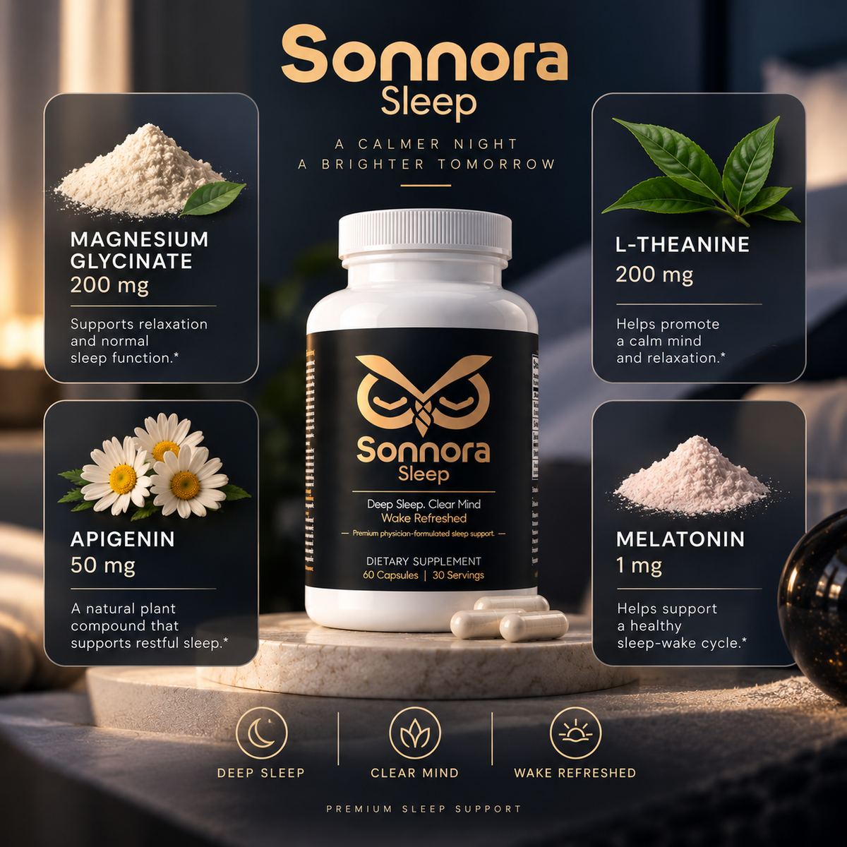 Sonnora Sleep | 60 Capsules.